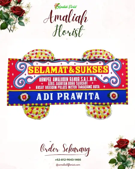 Papan Bunga Ucapan Selamat Sidoko
